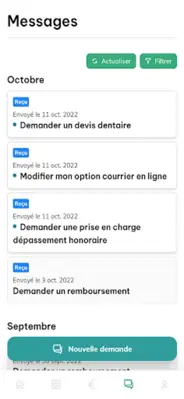 Mutuelle de France Unie android App screenshot 6